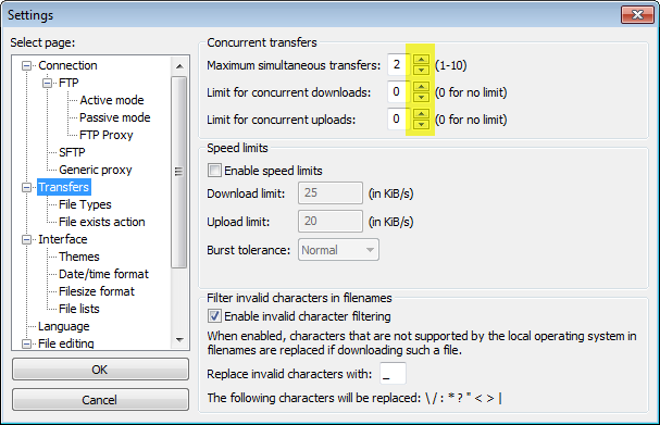 Small improvement: Use wxSpinCtrl in settings Dialog