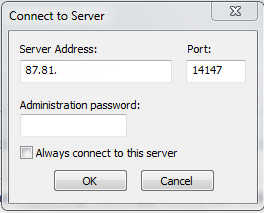 Connect to server External IP address start window.PNG