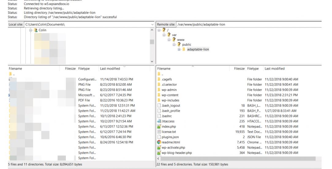 Folders in FTPZilla.JPG